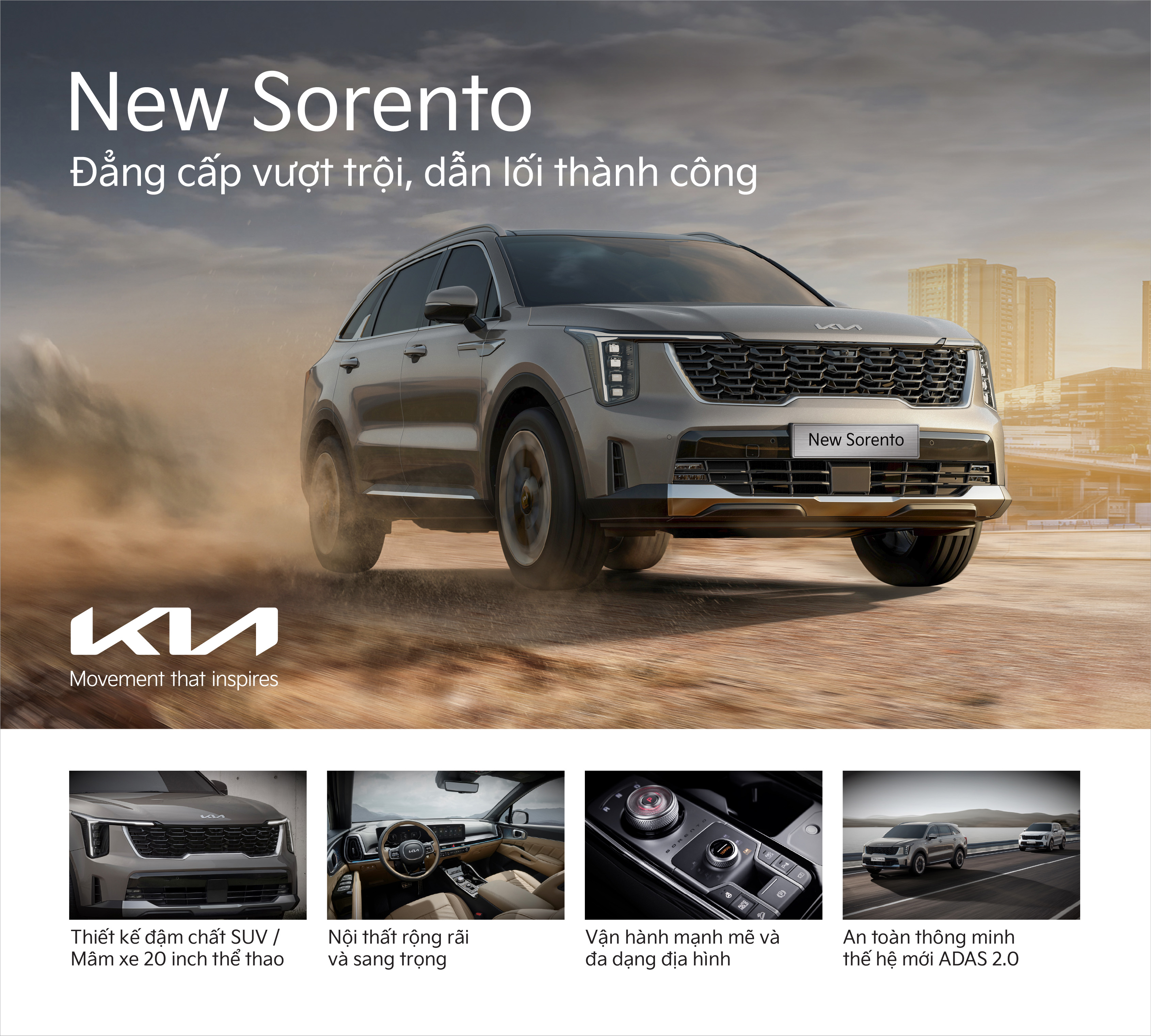 Kia Việt Nam giới thiệu New Sorento và New Morning thế hệ mới – Thiết kế mới, công nghệ mới, dẫn đầu xu hướng